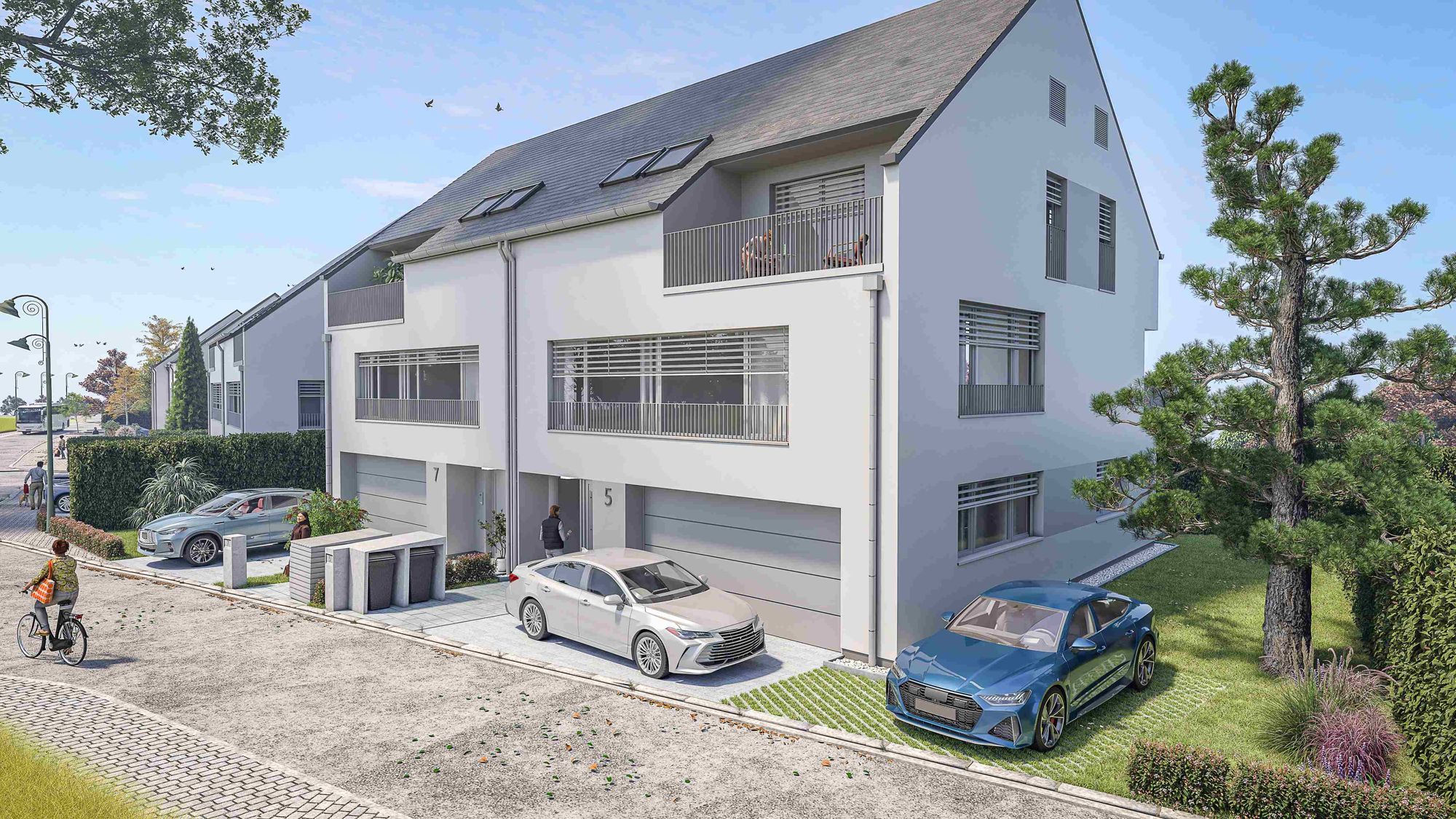 Bettange-sur-Mess — 8 maisons jumelées