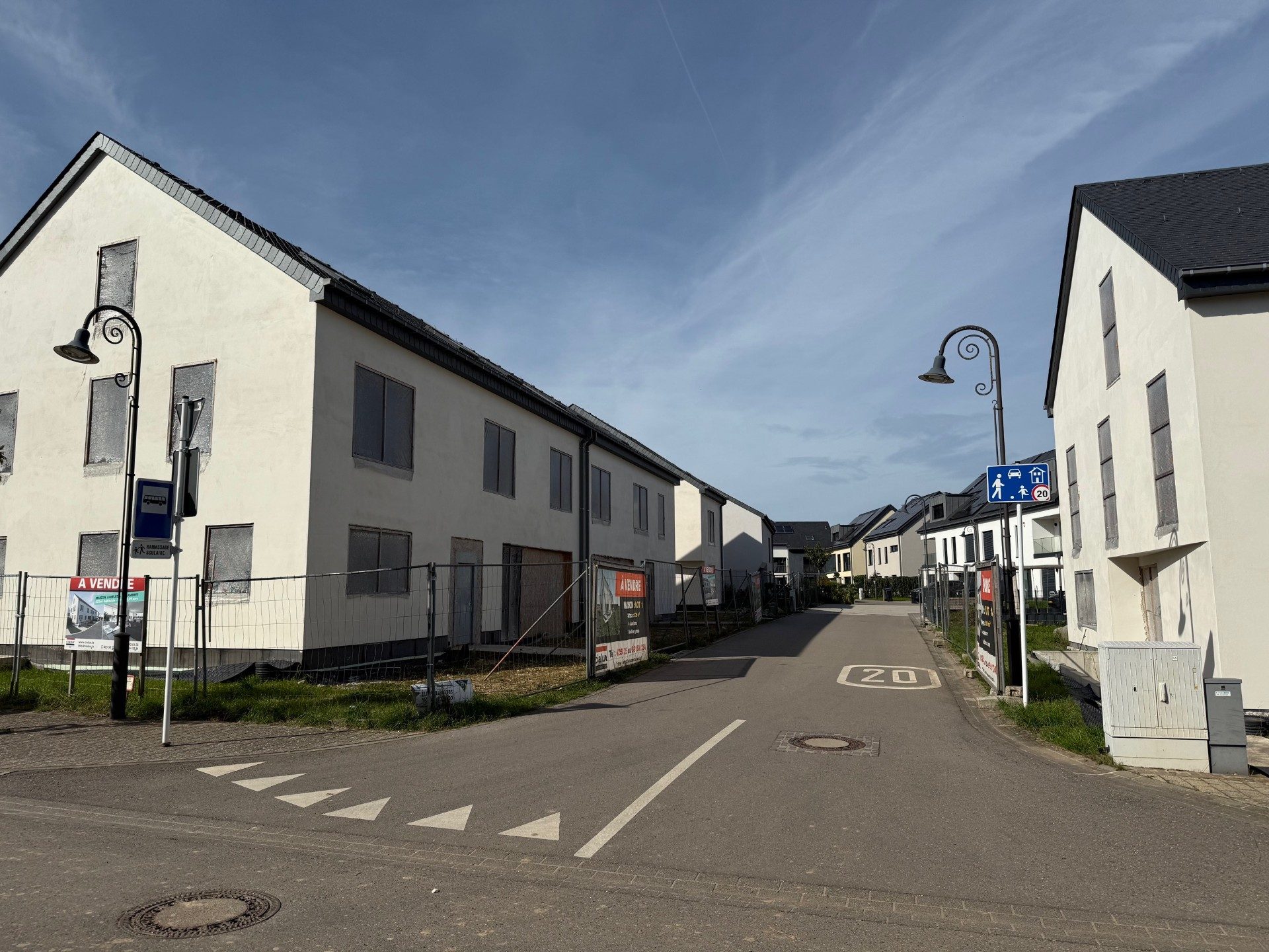 Die letzten Doppel- und Einfamilienhäuser